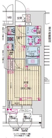 プレサンス葵デュリスの物件間取画像